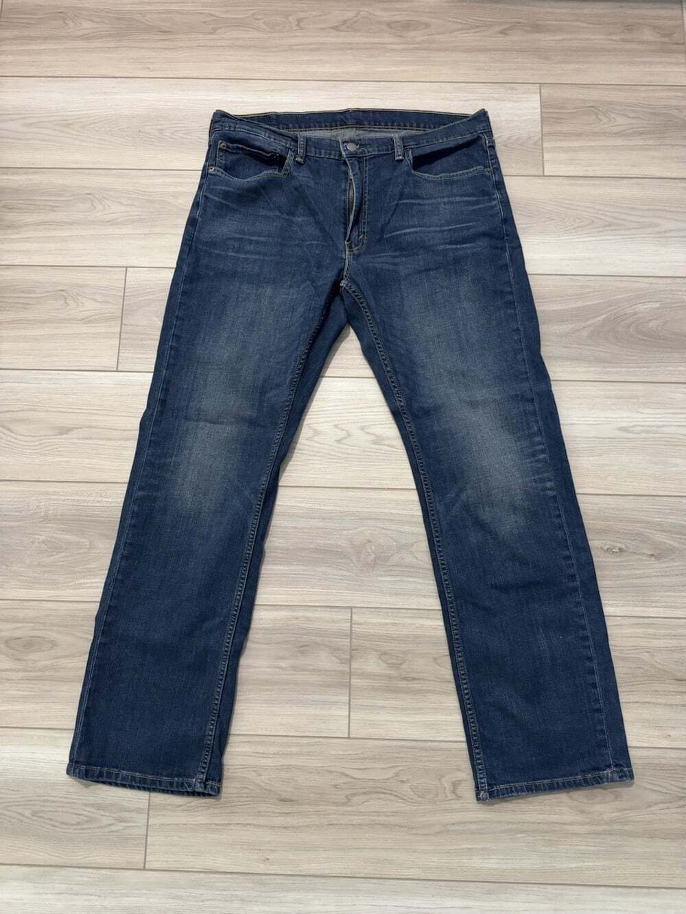 Levi's 559 Relaxed Straight Jeans Mens 36x34 Medium Dark Wash Excellent